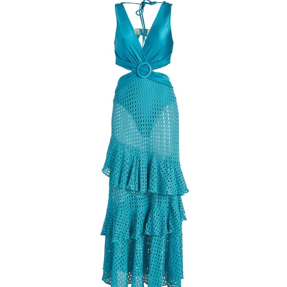 PatBO Sleeveless Beach Dress in Curacao - Picture 5 of 14